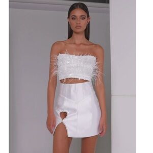 Eliya the label heather top and Simone skirt NWT